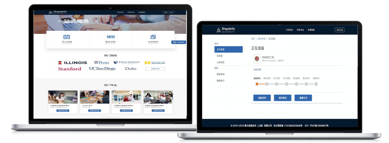 Singularity Documents Study Abroad System