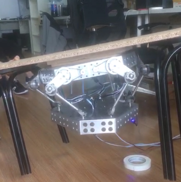 Positioning platform for aerial self-positioning equipment